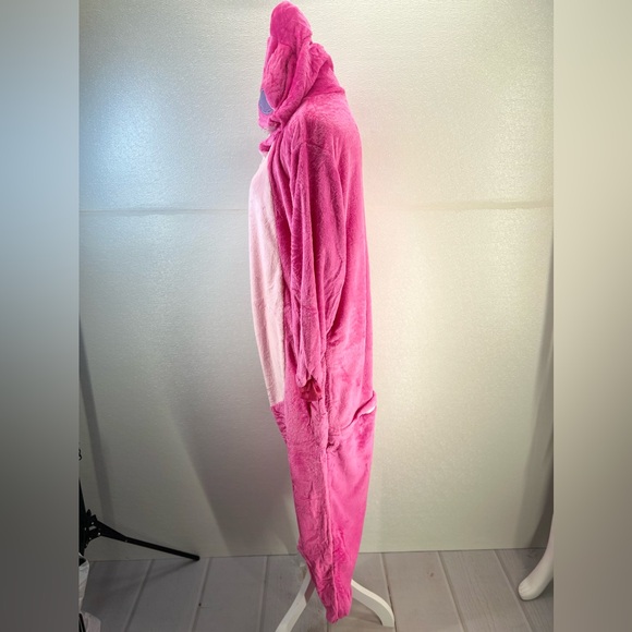 Stitch Jumpsuits Cartoon Unisex Pajamas Adult Soft Cosplay Halloween Sleepwear L - Picture 8 of 17